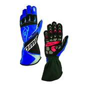 Gants Karting Adulte OMP KS-2R Bleus Cyan / Blancs